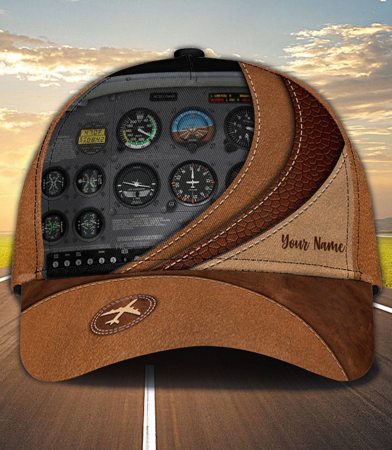 Personalized Pilot Classic Cap, Gift for Pilot Trucker Hats Custom Hats Gifts For Men & Women