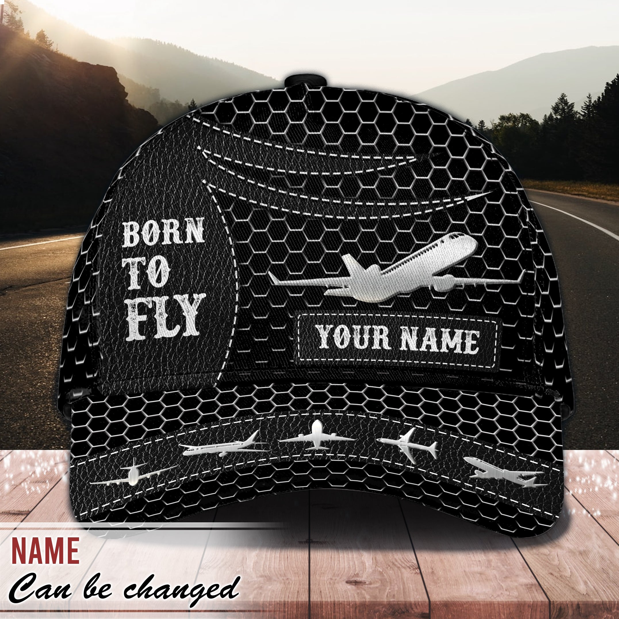 Personalized Pilot Classic Cap, Gift for Pilot Trucker Hats Custom Hats Gifts For Men & Women