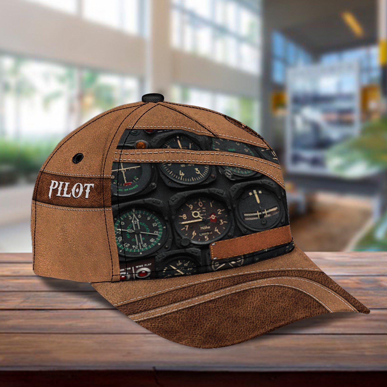 Personalized Pilot Classic Cap, Gift for Pilot Trucker Hats Custom Hats Gifts For Men & Women