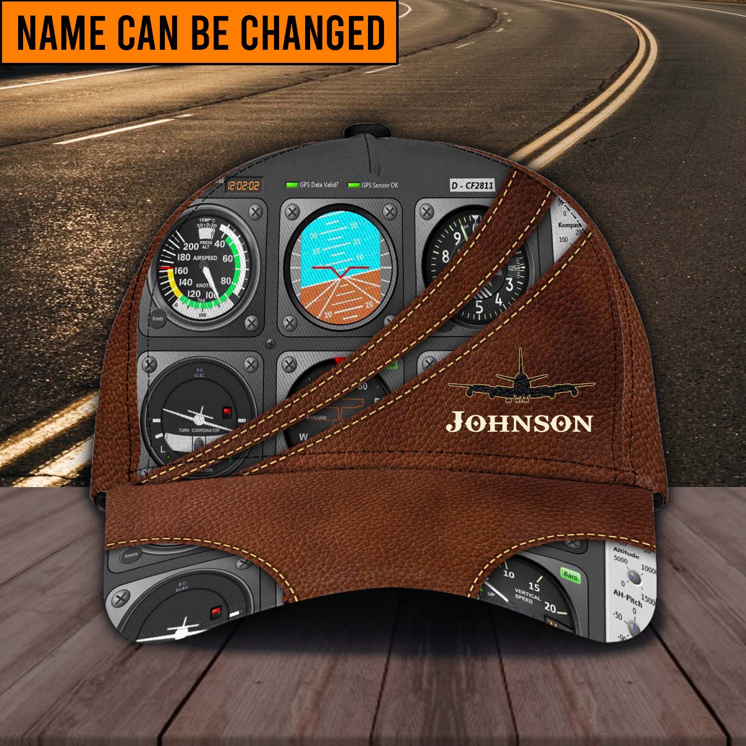 Personalized Pilot Classic Cap, Gift for Pilot Trucker Hats Custom Hats Gifts For Men & Women