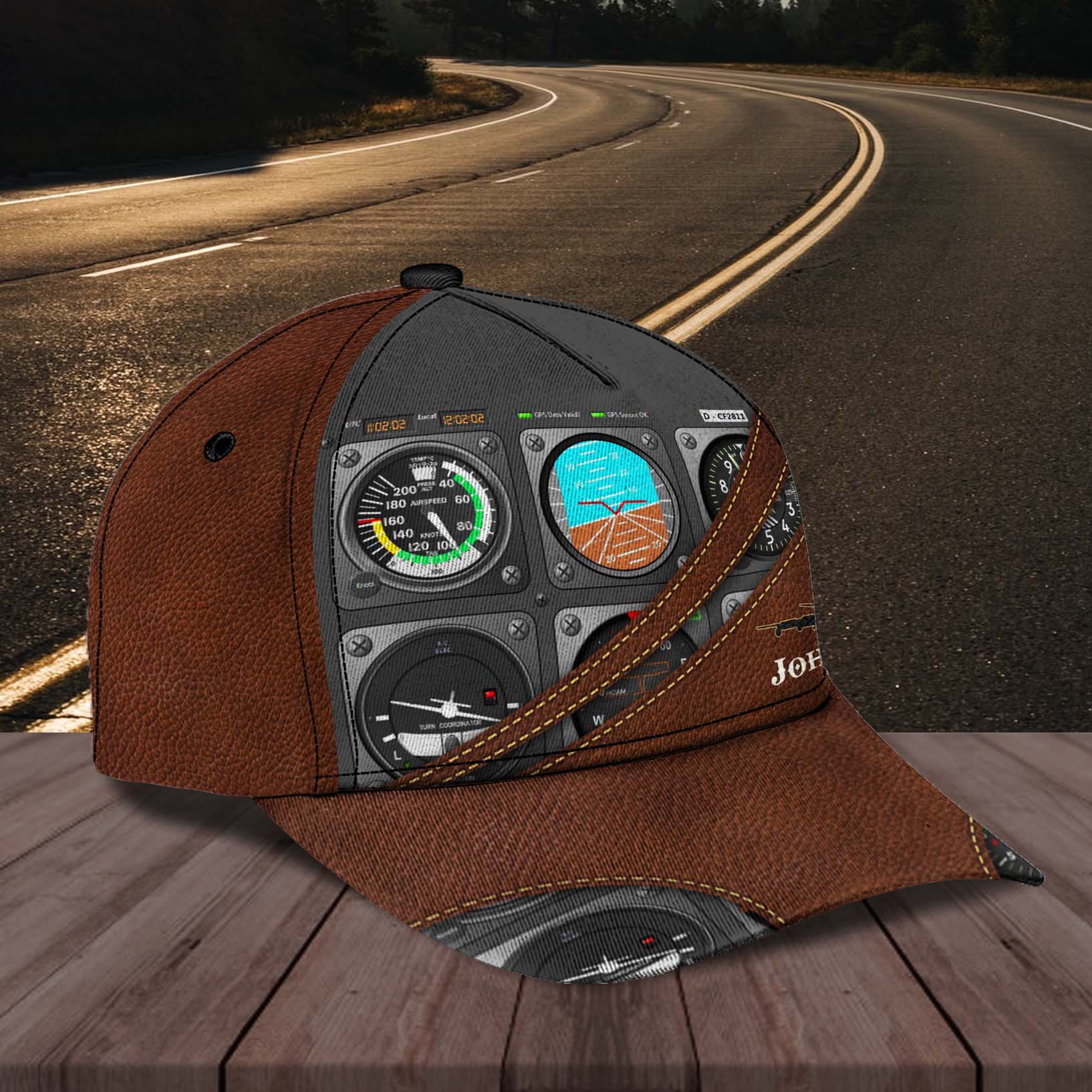 Personalized Pilot Classic Cap, Gift for Pilot Trucker Hats Custom Hats Gifts For Men & Women