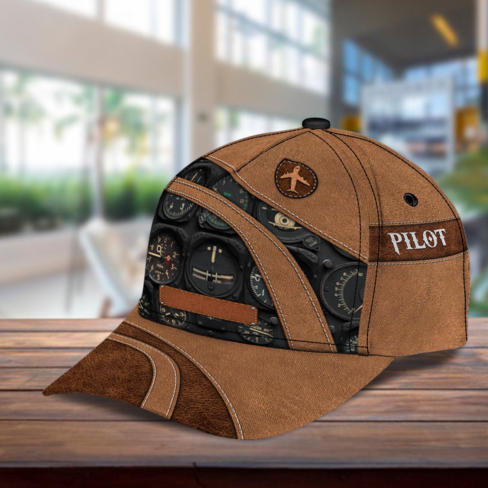 Personalized Pilot Classic Cap, Gift for Pilot Trucker Hats Custom Hats Gifts For Men & Women