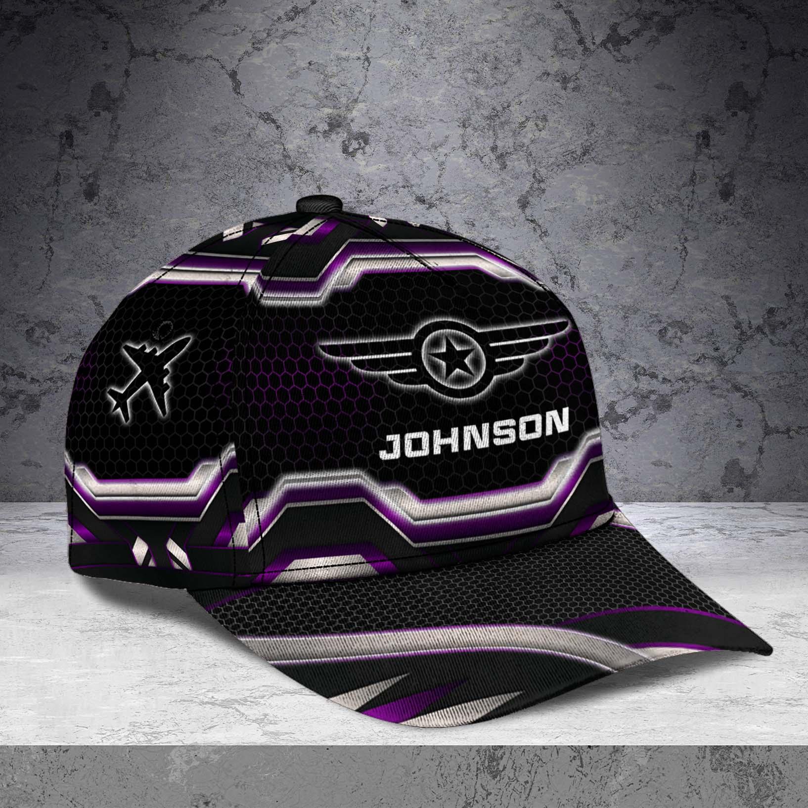 Personalized Pilot Classic Cap, Personalized Gift for Pilot Trucker Hats Custom Hats Gifts For Men & Women