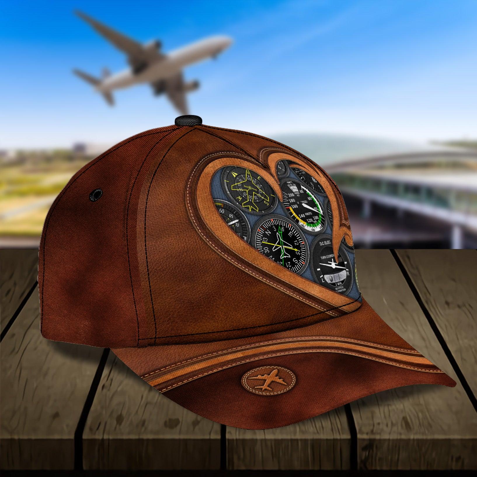 Personalized Pilot Classic Cap, Personalized Gift for Pilot Trucker Hats Custom Hats Gifts For Men & Women