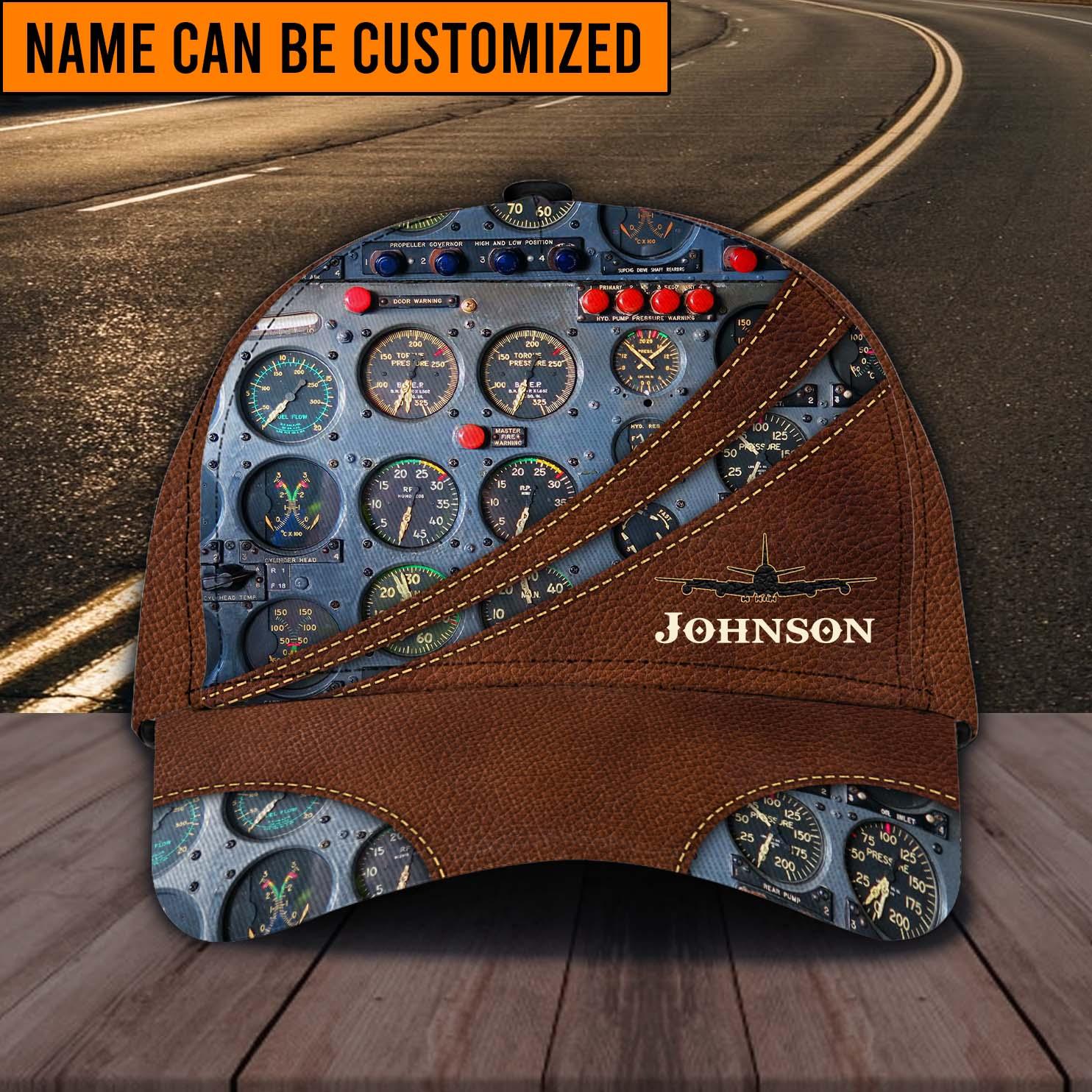 Personalized Pilot Classic Cap, Personalized Gift for Pilot Trucker Hats Custom Hats Gifts For Men & Women