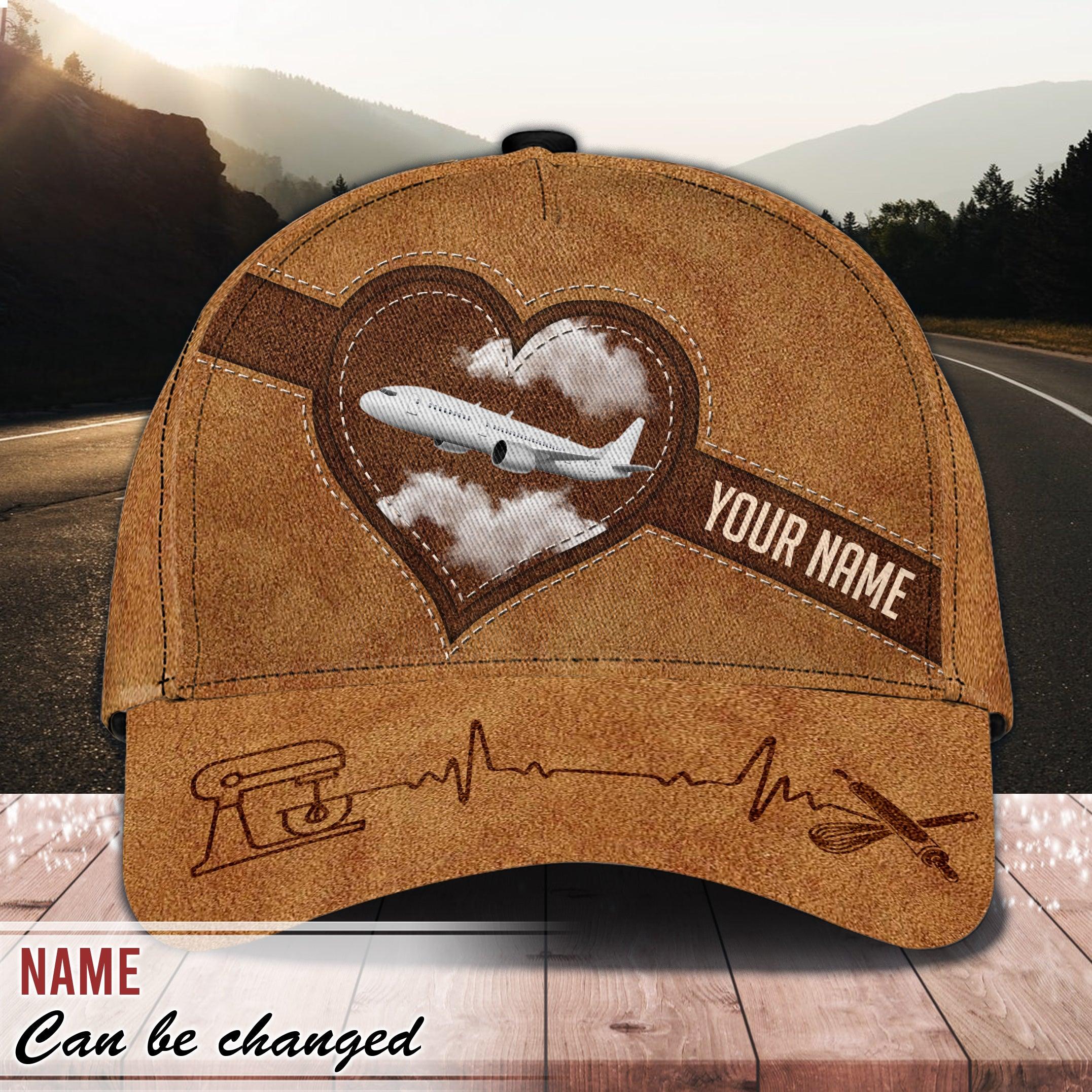 Personalized Pilot Classic Cap, Personalized Gift for Pilot Trucker Hats Custom Hats Gifts For Men & Women