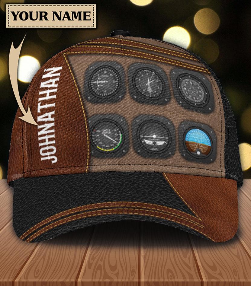 Personalized Pilot Classic Cap, Personalized Gift for Pilot Trucker Hats Custom Hats Gifts For Men & Women