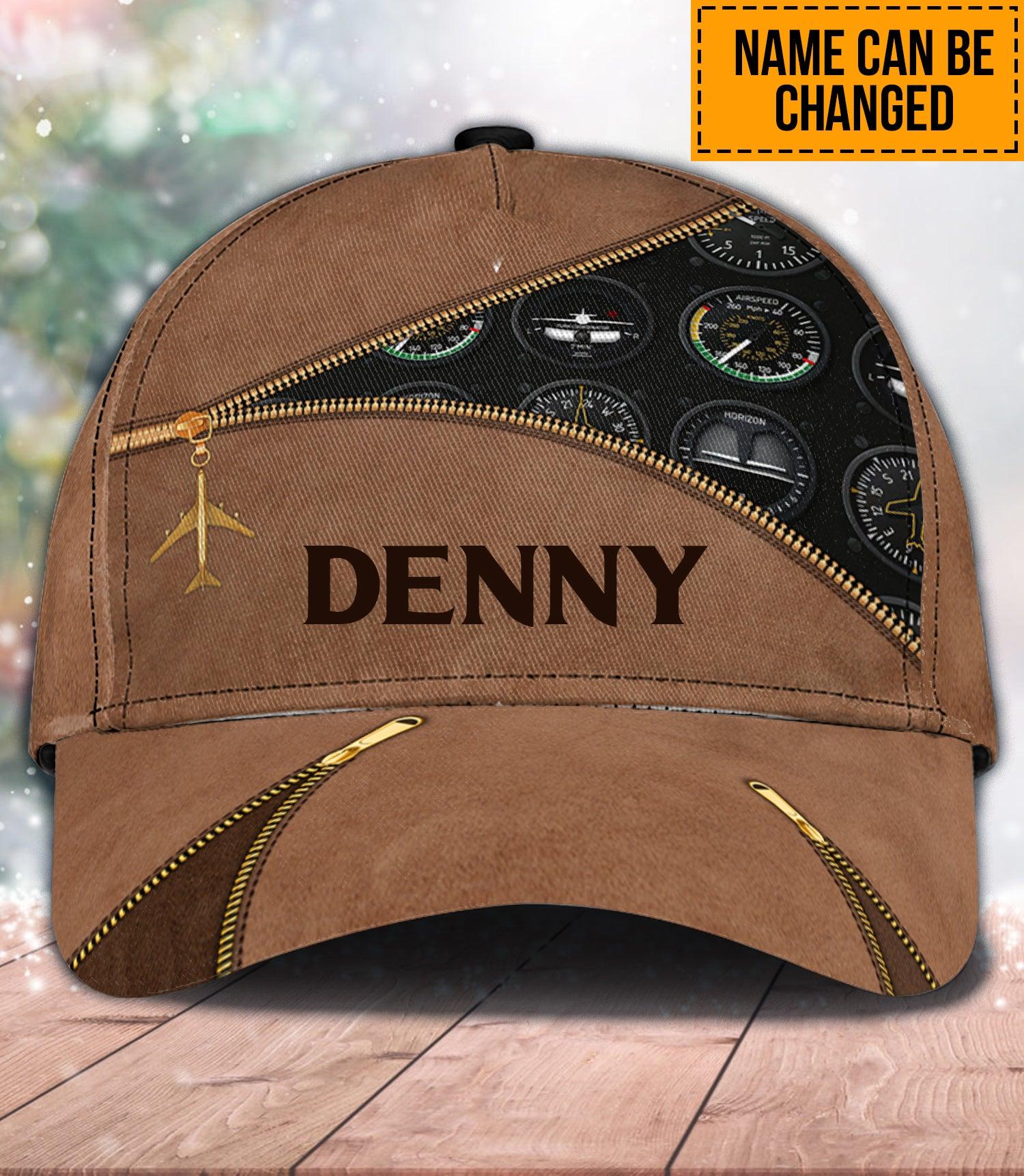 Personalized Pilot Classic Cap, Personalized Gift for Pilot Trucker Hats Custom Hats Gifts For Men & Women