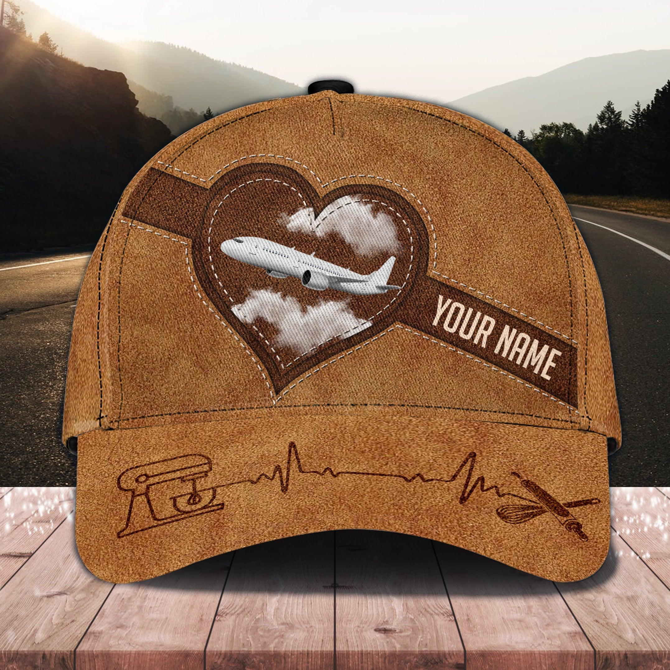 Personalized Pilot Classic Cap, Personalized Gift for Pilot Trucker Hats Custom Hats Gifts For Men & Women