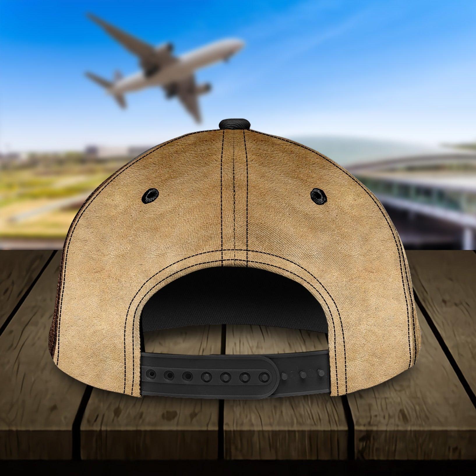 Personalized Pilot Classic Cap, Personalized Gift for Pilot Trucker Hats Custom Hats Gifts For Men & Women