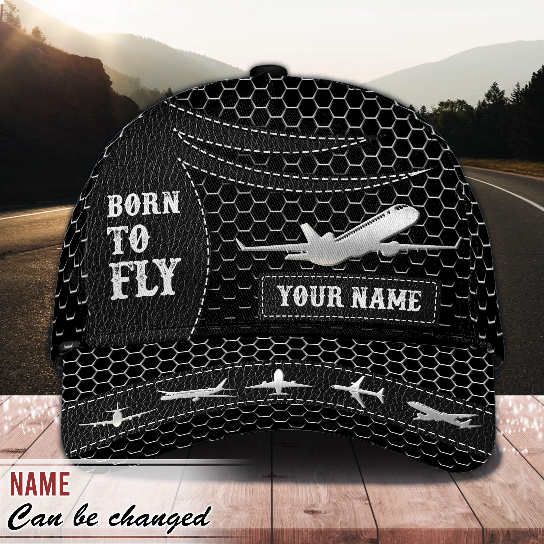 Personalized Pilot Classic Cap, Personalized Gift for Pilot Trucker Hats Custom Hats Gifts For Men & Women