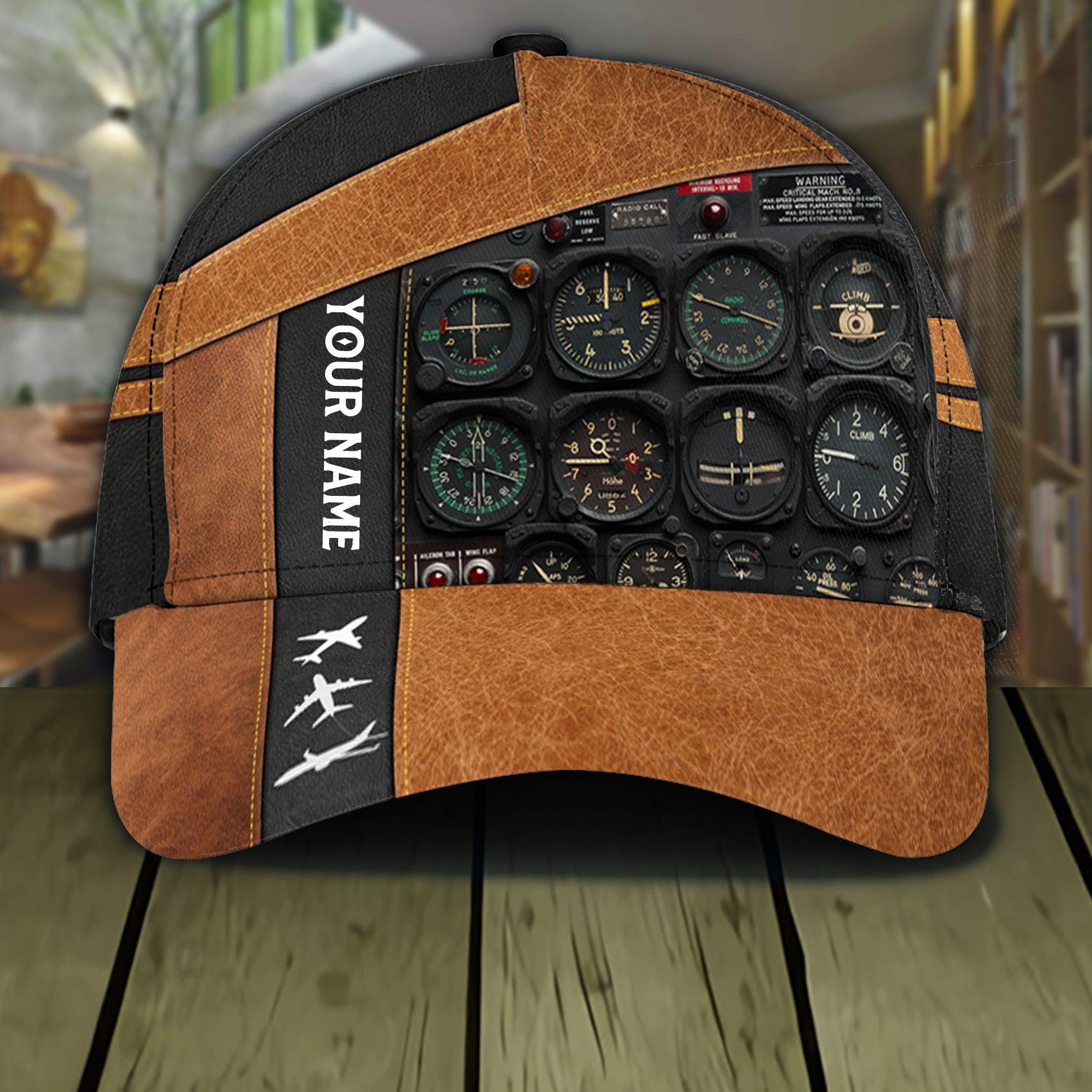 Personalized Pilot Classic Cap, Personalized Gift for Pilot Trucker Hats Custom Hats Gifts For Men & Women