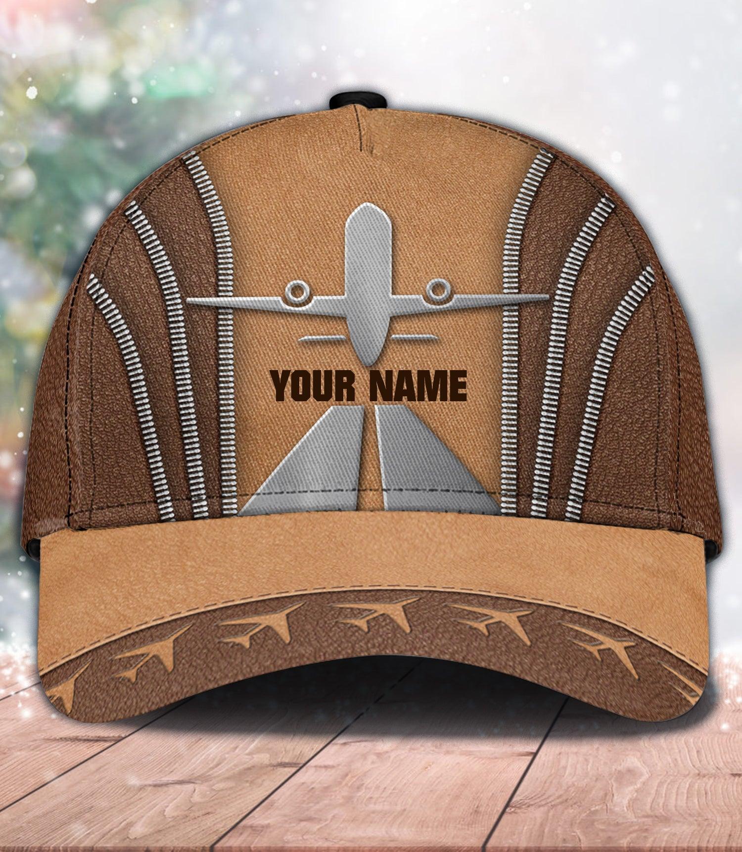 Personalized Pilot Classic Cap, Personalized Gift for Pilot Trucker Hats Custom Hats Gifts For Men & Women