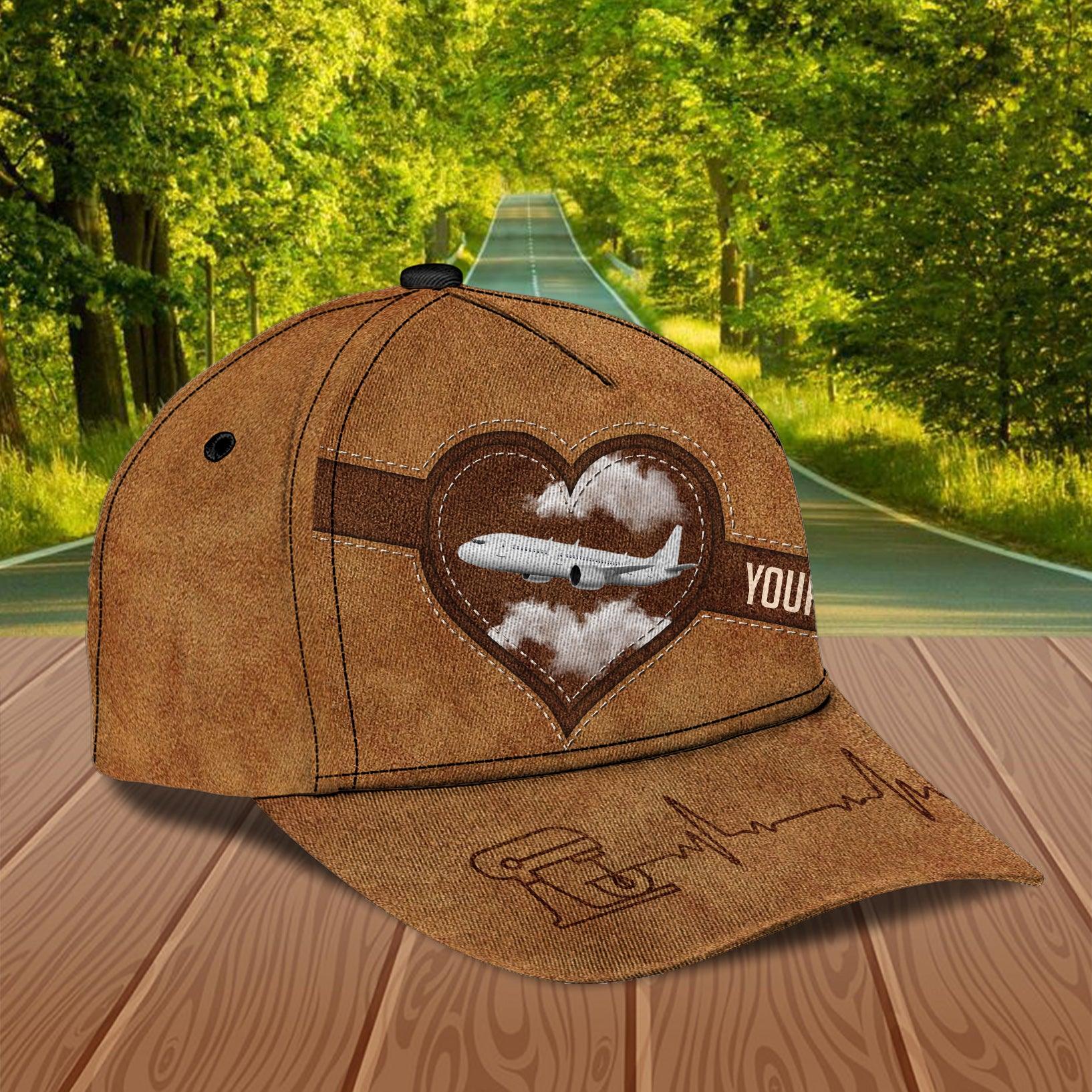 Personalized Pilot Classic Cap, Personalized Gift for Pilot Trucker Hats Custom Hats Gifts For Men & Women
