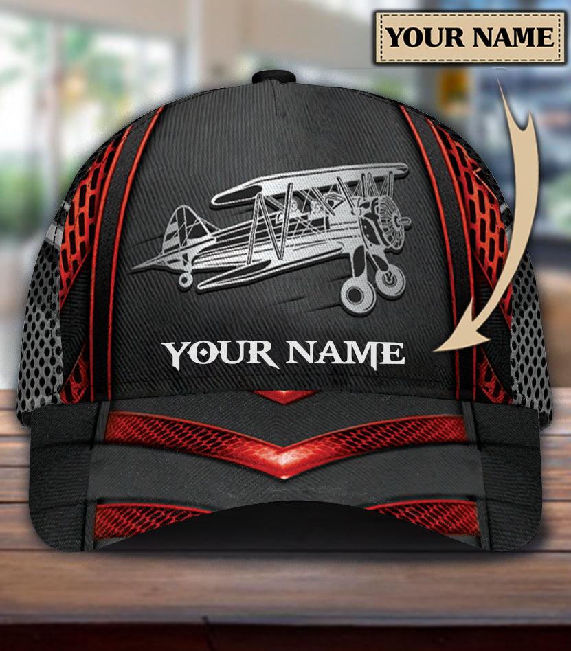 Personalized Pilot Classic Cap, Personalized Gift for Pilot Trucker Hats Custom Hats Gifts For Men & Women