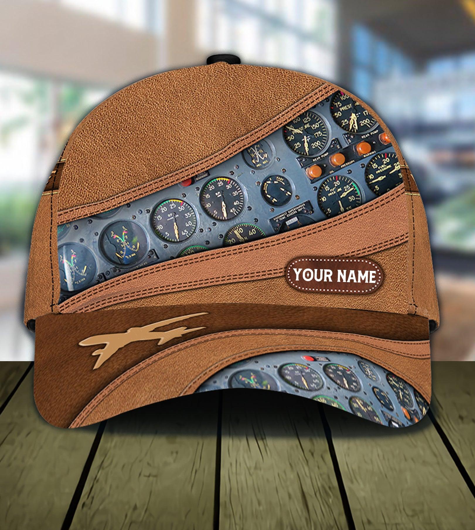 Personalized Pilot Classic Cap, Personalized Gift for Pilot Trucker Hats Custom Hats Gifts For Men & Women