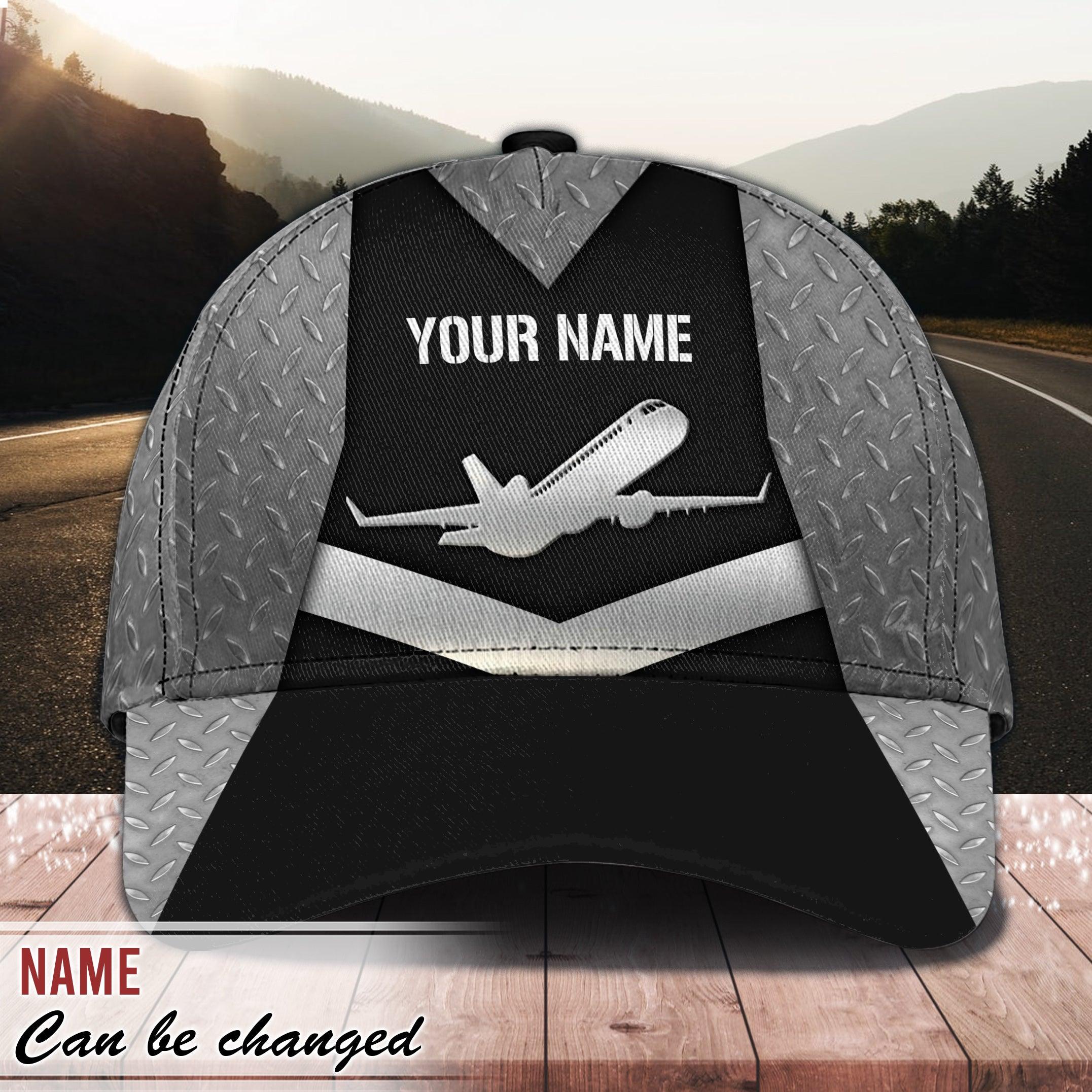 Personalized Pilot Classic Cap, Personalized Gift for Pilot Trucker Hats Custom Hats Gifts For Men & Women