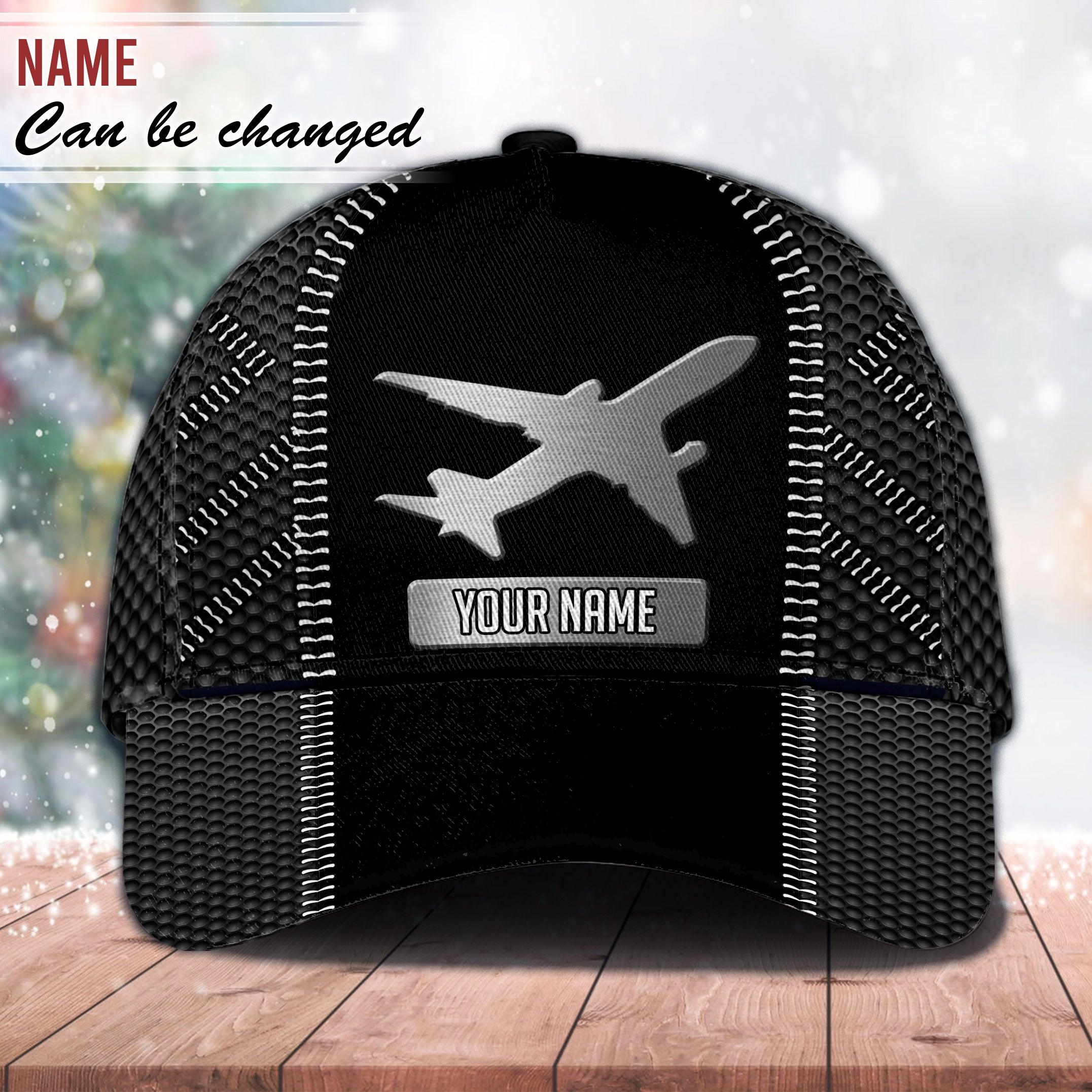 Personalized Pilot Classic Cap, Personalized Gift for Pilot Trucker Hats Custom Hats Gifts For Men & Women