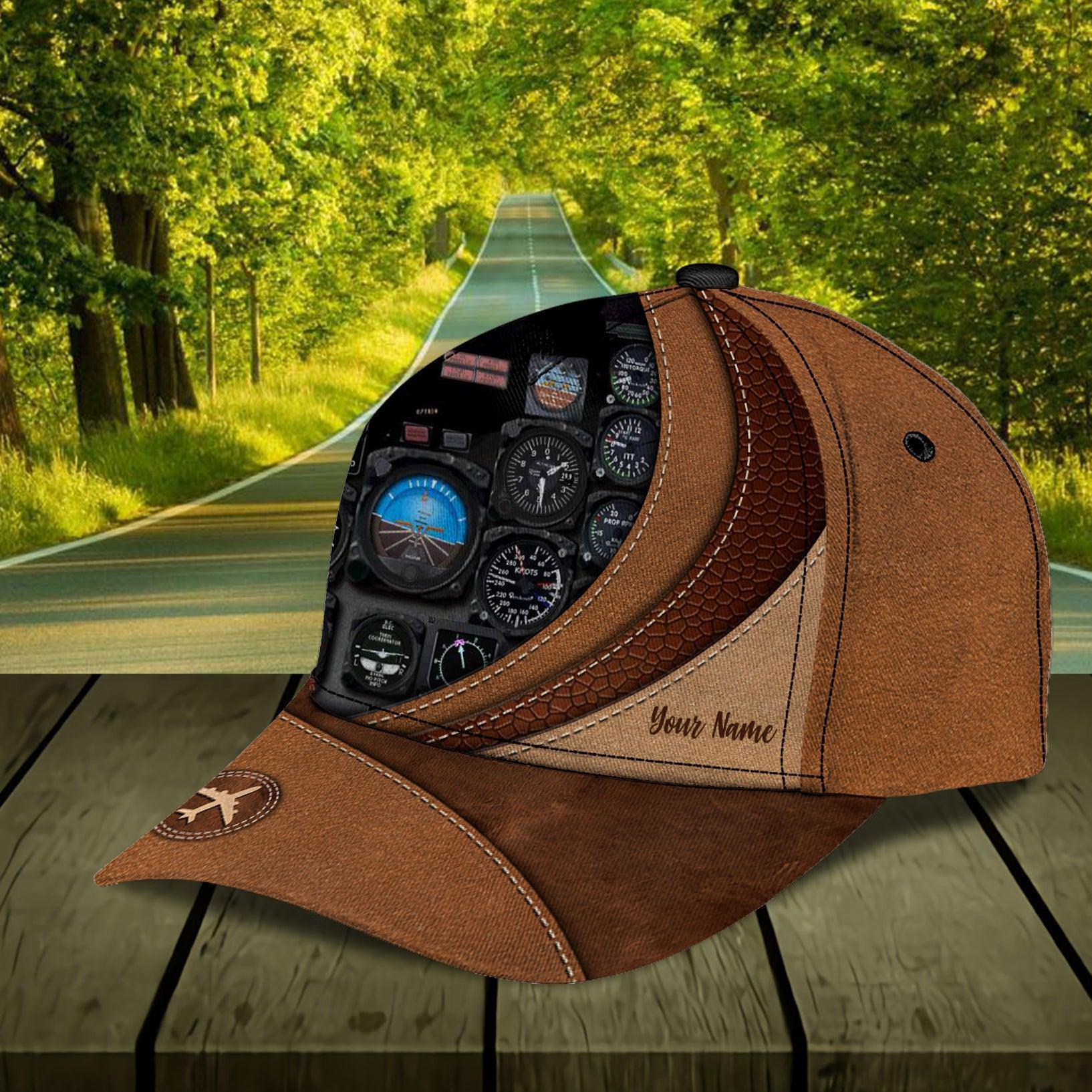 Personalized Pilot Classic Cap, Personalized Gift for Pilot Trucker Hats Custom Hats Gifts For Men & Women
