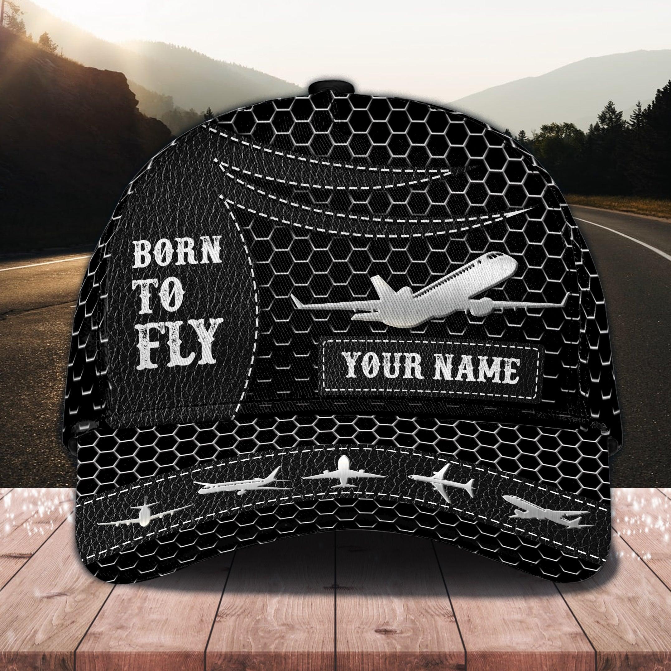 Personalized Pilot Classic Cap, Personalized Gift for Pilot Trucker Hats Custom Hats Gifts For Men & Women
