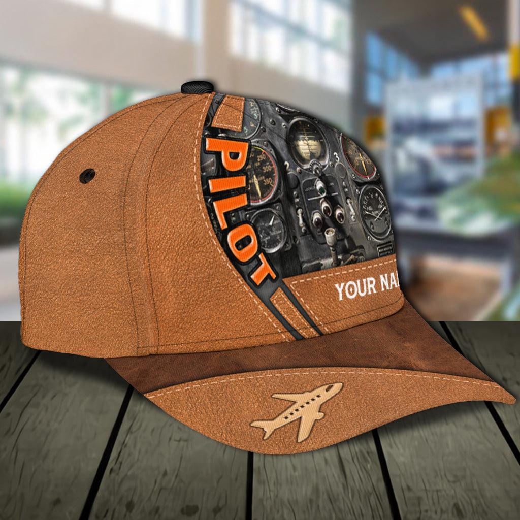 Personalized Pilot Classic Cap, Personalized Gift for Pilot Trucker Hats Custom Hats Gifts For Men & Women