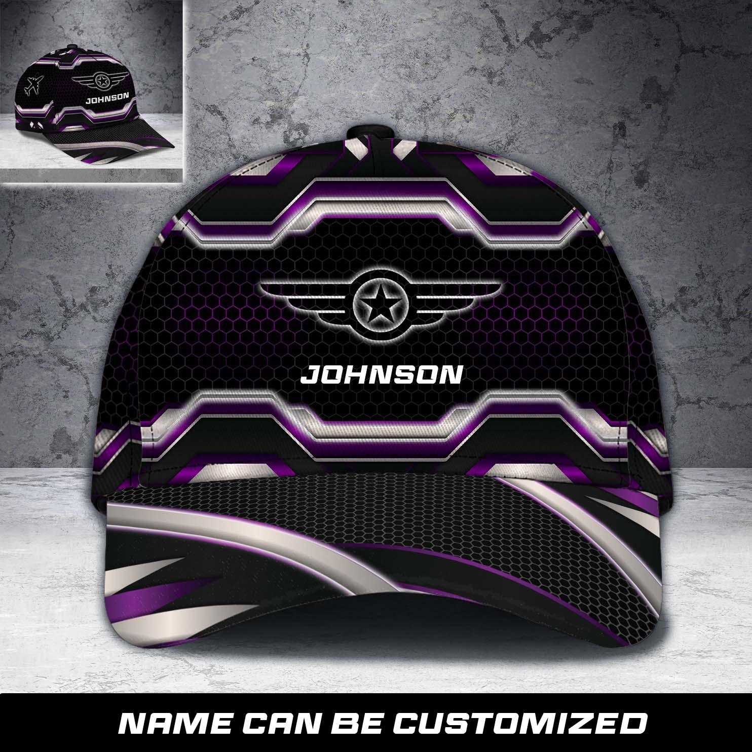 Personalized Pilot Classic Cap, Personalized Gift for Pilot Trucker Hats Custom Hats Gifts For Men & Women