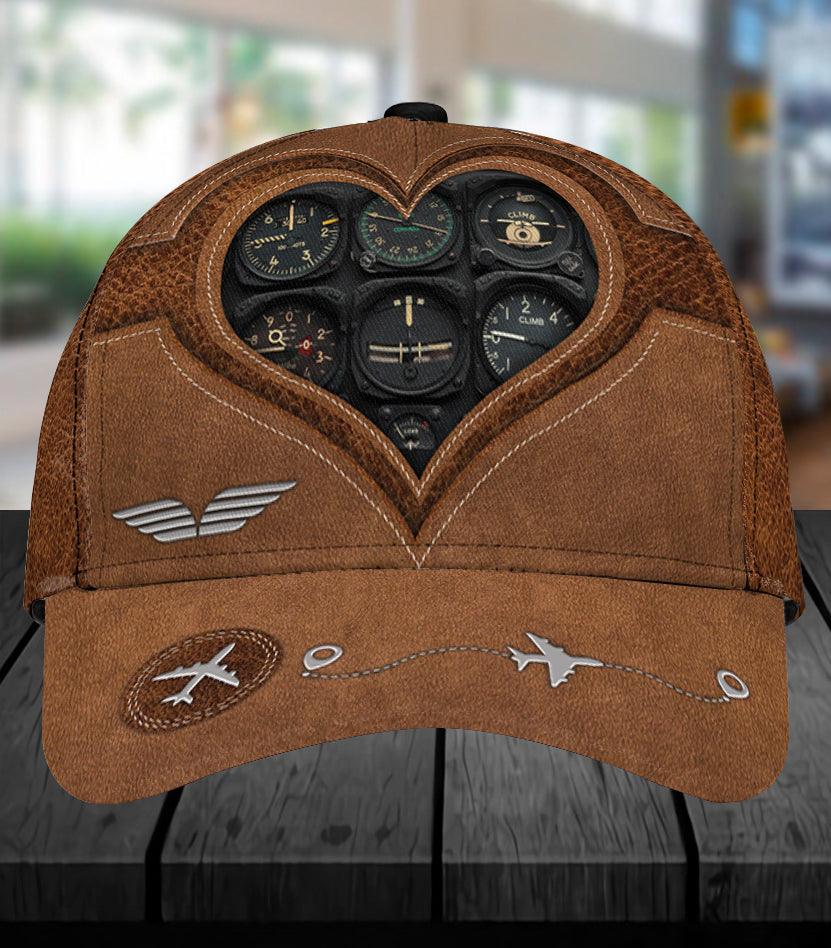 Personalized Pilot Classic Cap, Personalized Gift for Pilot Trucker Hats Custom Hats Gifts For Men & Women
