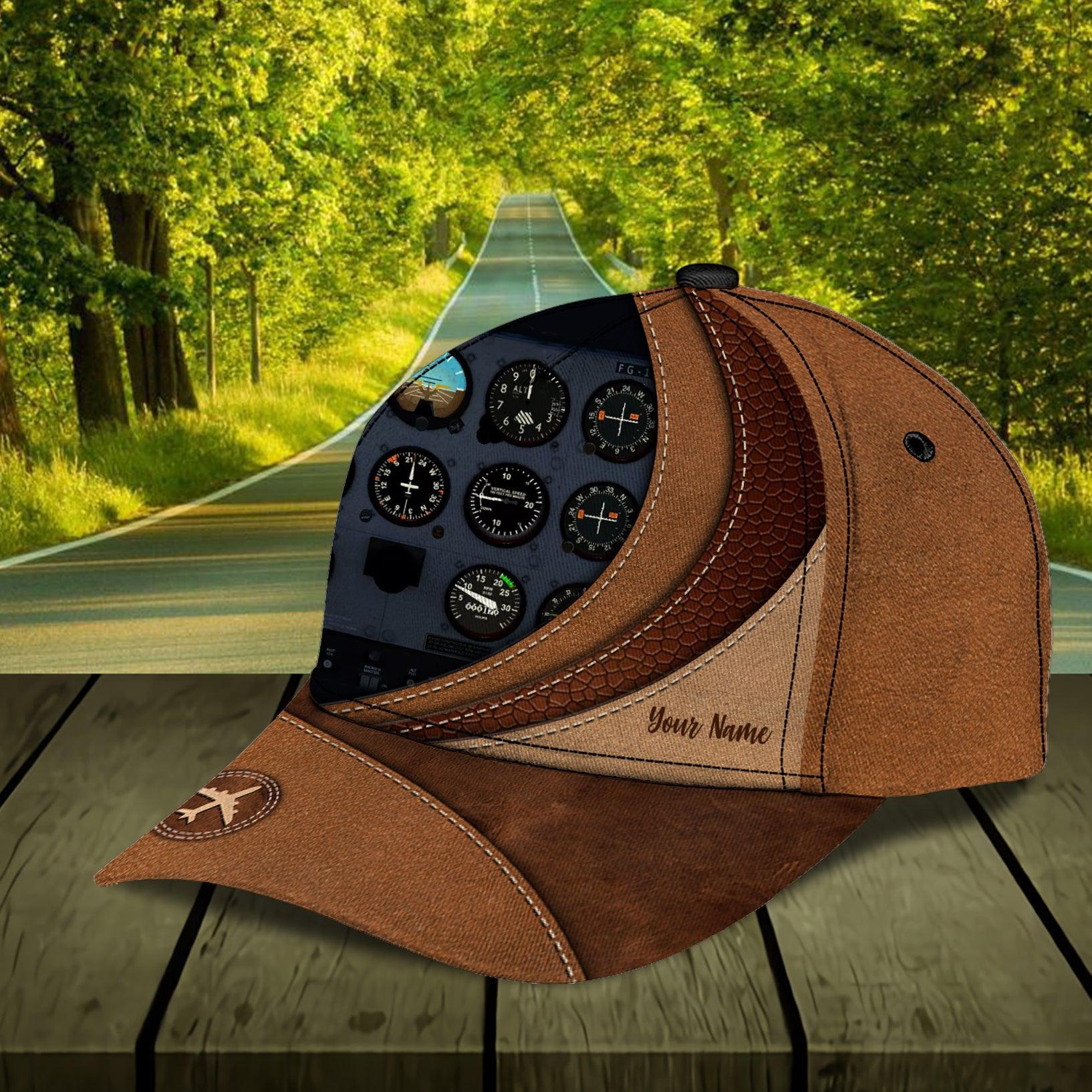 Personalized Pilot Classic Cap, Personalized Gift for Pilot Trucker Hats Custom Hats Gifts For Men & Women