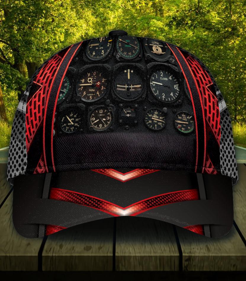 Personalized Pilot Classic Cap, Personalized Gift for Pilot Trucker Hats Custom Hats Gifts For Men & Women