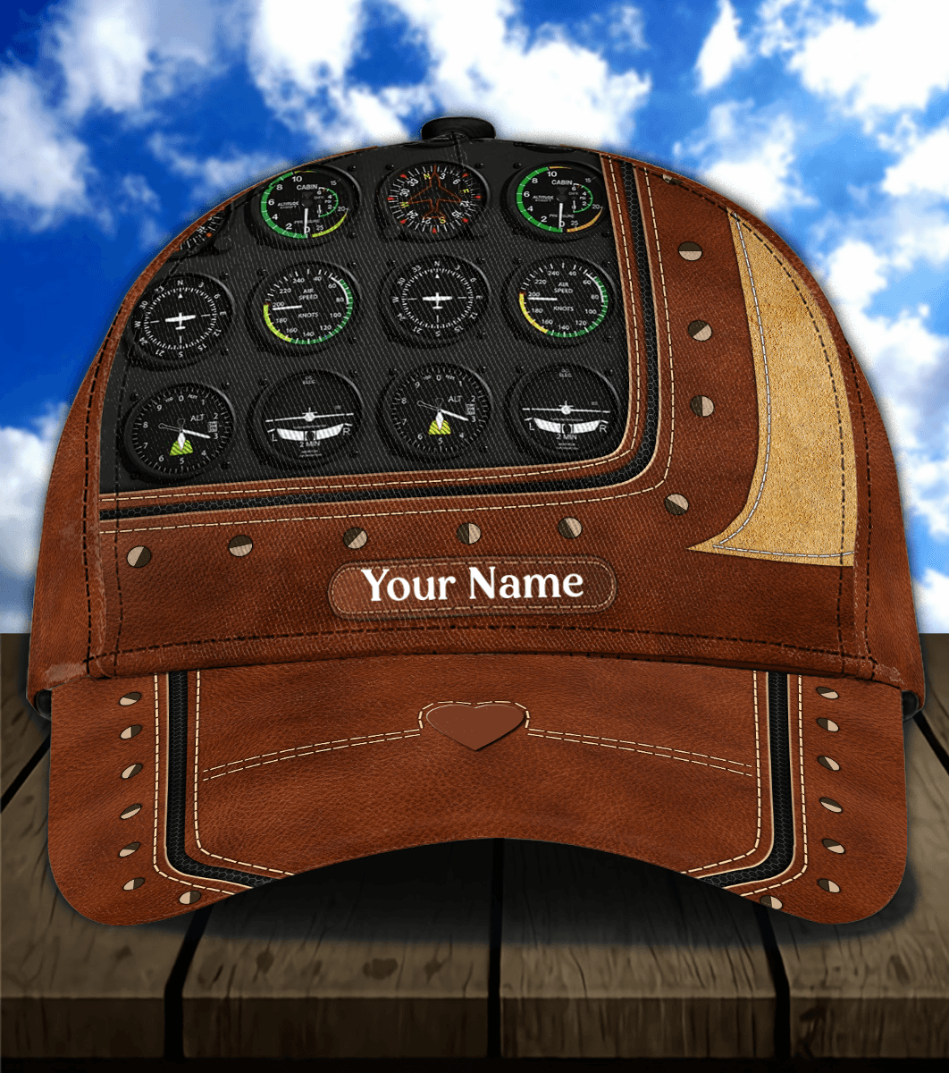 Personalized Pilot Classic Cap, Personalized Gift for Pilot Trucker Hats Custom Hats Gifts For Men & Women