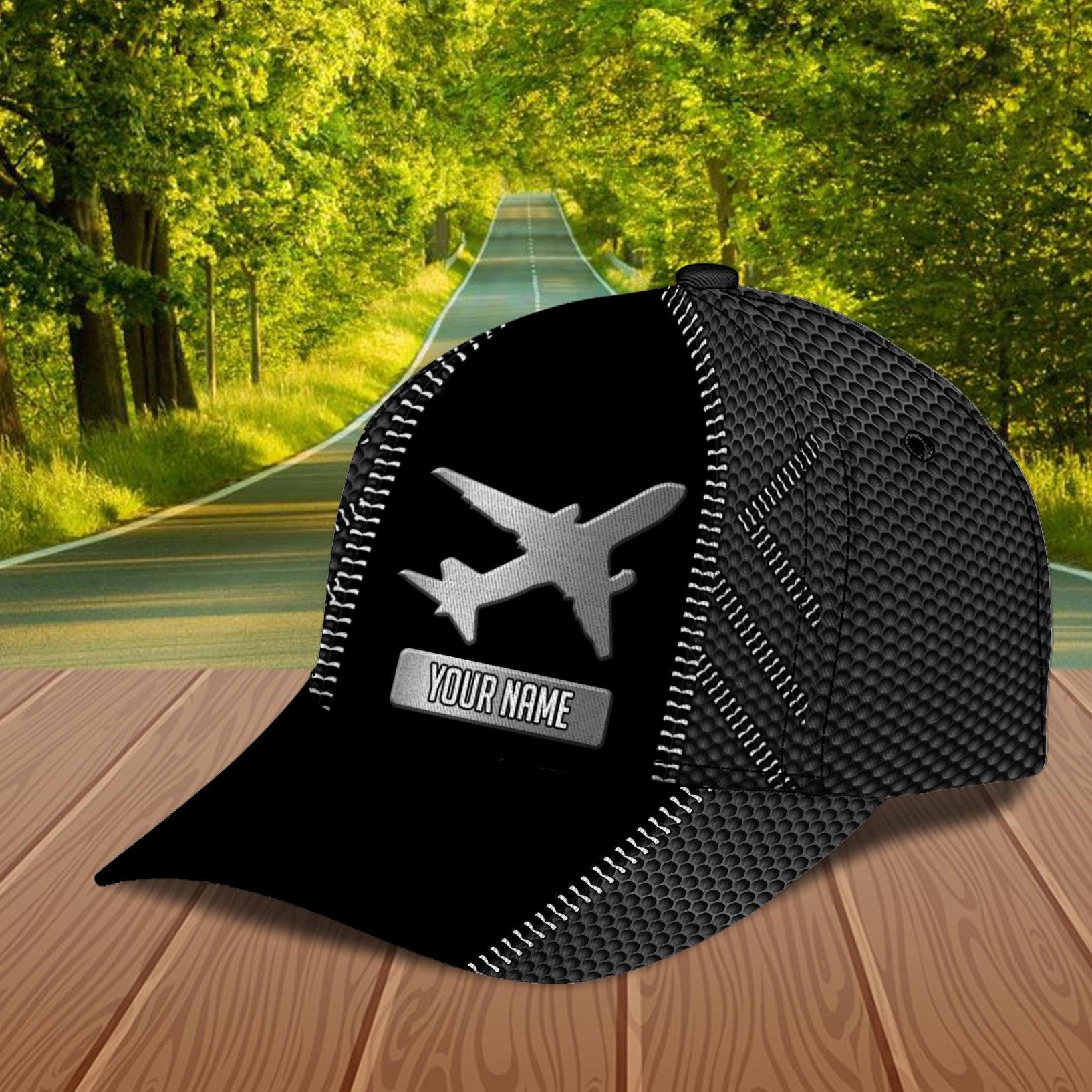Personalized Pilot Classic Cap, Personalized Gift for Pilot Trucker Hats Custom Hats Gifts For Men & Women