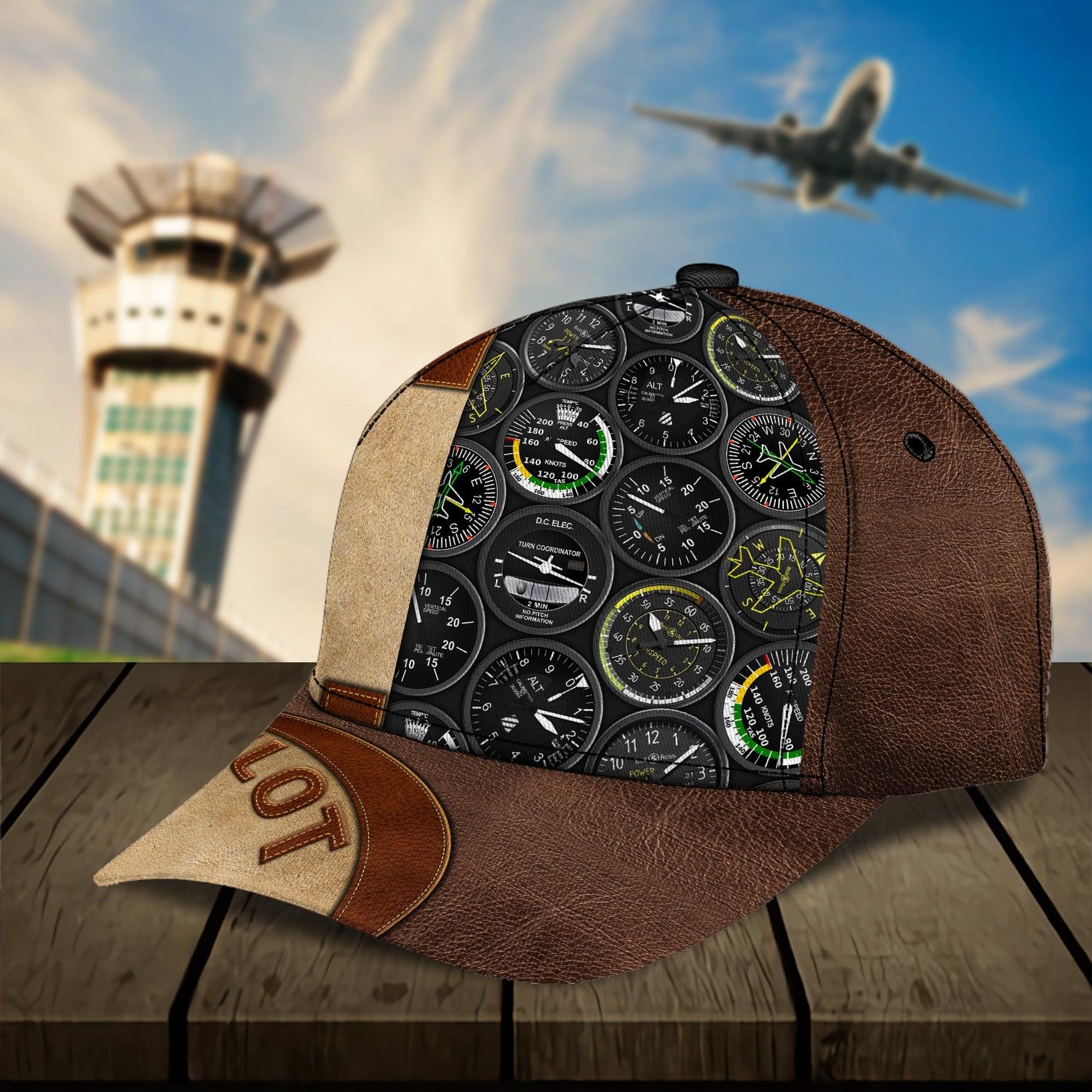 Personalized Pilot Classic Cap, Personalized Gift for Pilot Trucker Hats Custom Hats Gifts For Men & Women