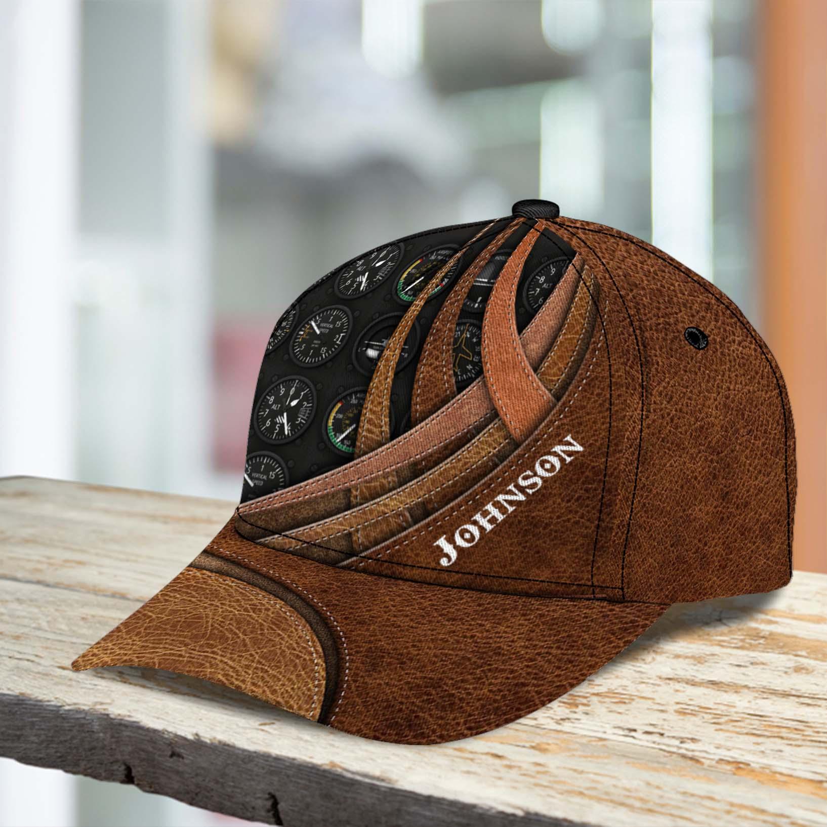 Personalized Pilot Classic Cap, Personalized Gift for Pilot Trucker Hats Custom Hats Gifts For Men & Women