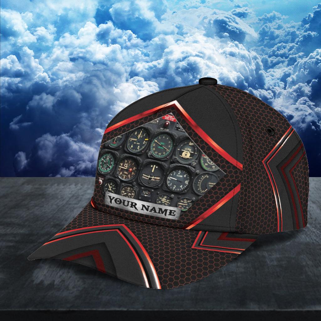 Personalized Pilot Classic Cap, Personalized Gift for Pilot Trucker Hats Custom Hats Gifts For Men & Women