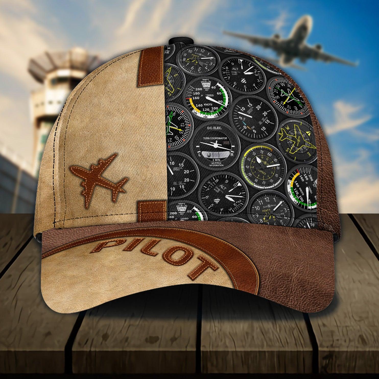 Personalized Pilot Classic Cap, Personalized Gift for Pilot Trucker Hats Custom Hats Gifts For Men & Women
