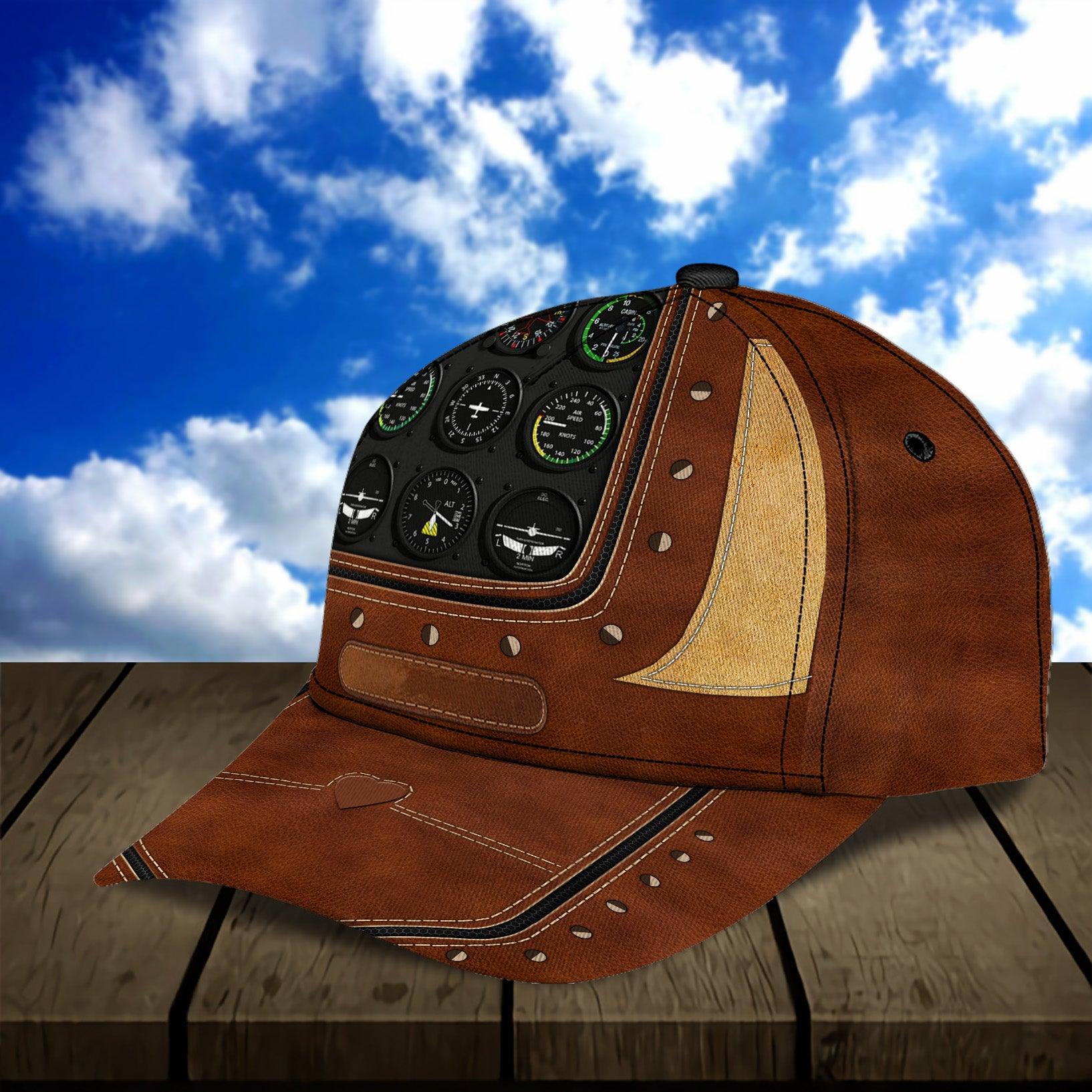 Personalized Pilot Classic Cap, Personalized Gift for Pilot Trucker Hats Custom Hats Gifts For Men & Women