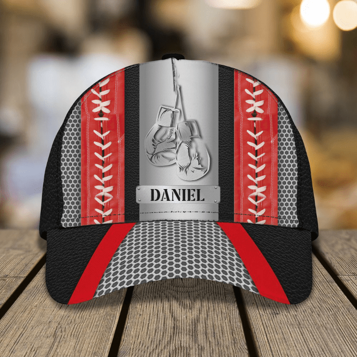 Personalized Pitbull Boxing Vintage Cap for Men, Pitbull Lovers, Boxing Lovers Hat for Him Trucker Hats Custom Hats Gifts For Men & Women
