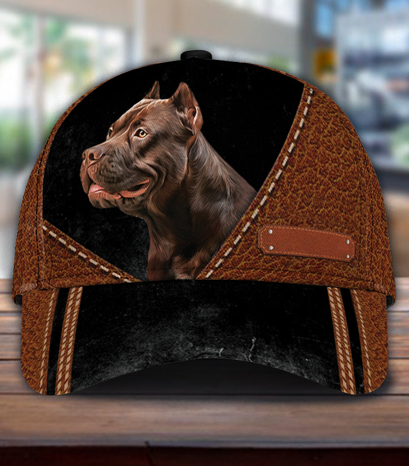 Personalized Pitbull Classic Cap, Gift for Pitbull Lovers Trucker Hats Custom Hats Gifts For Men & Women