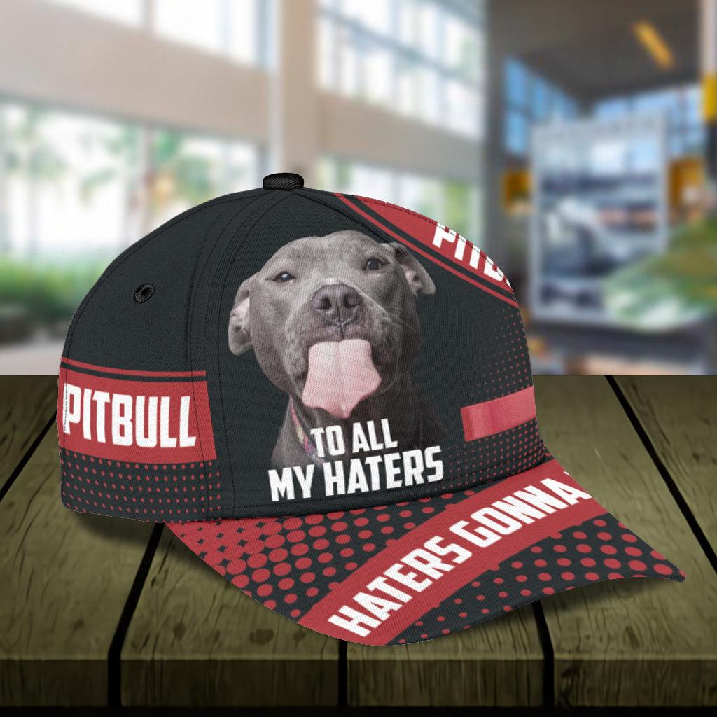 Personalized Pitbull Classic Cap, Personalized Gift for Pitbull Lovers Trucker Hats Custom Hats Gifts For Men & Women