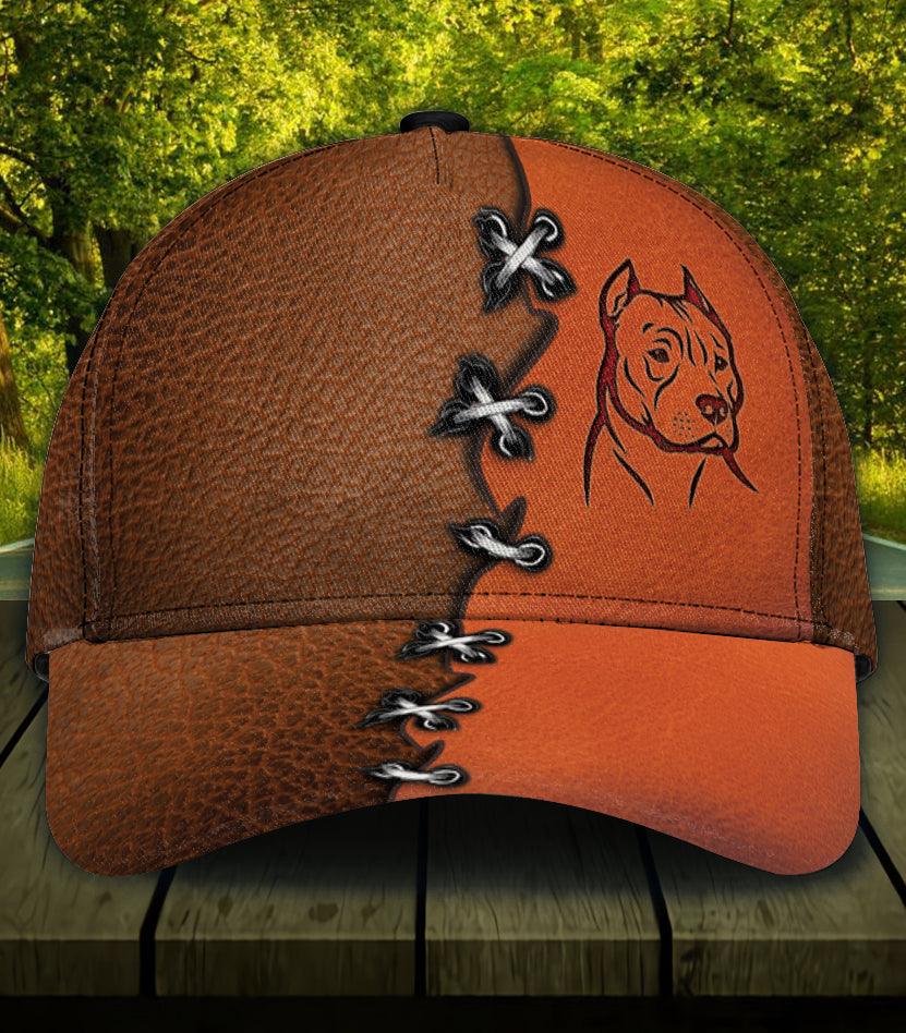 Personalized Pitbull Classic Cap, Personalized Gift for Pitbull Lovers Trucker Hats Custom Hats Gifts For Men & Women