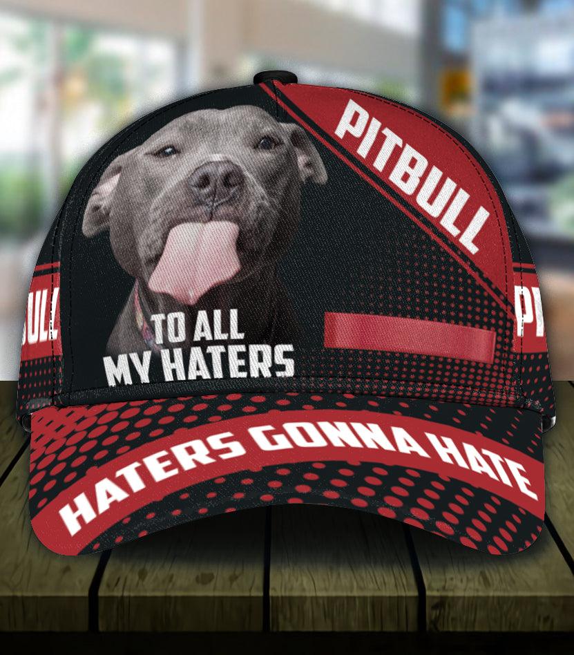 Personalized Pitbull Classic Cap, Personalized Gift for Pitbull Lovers Trucker Hats Custom Hats Gifts For Men & Women