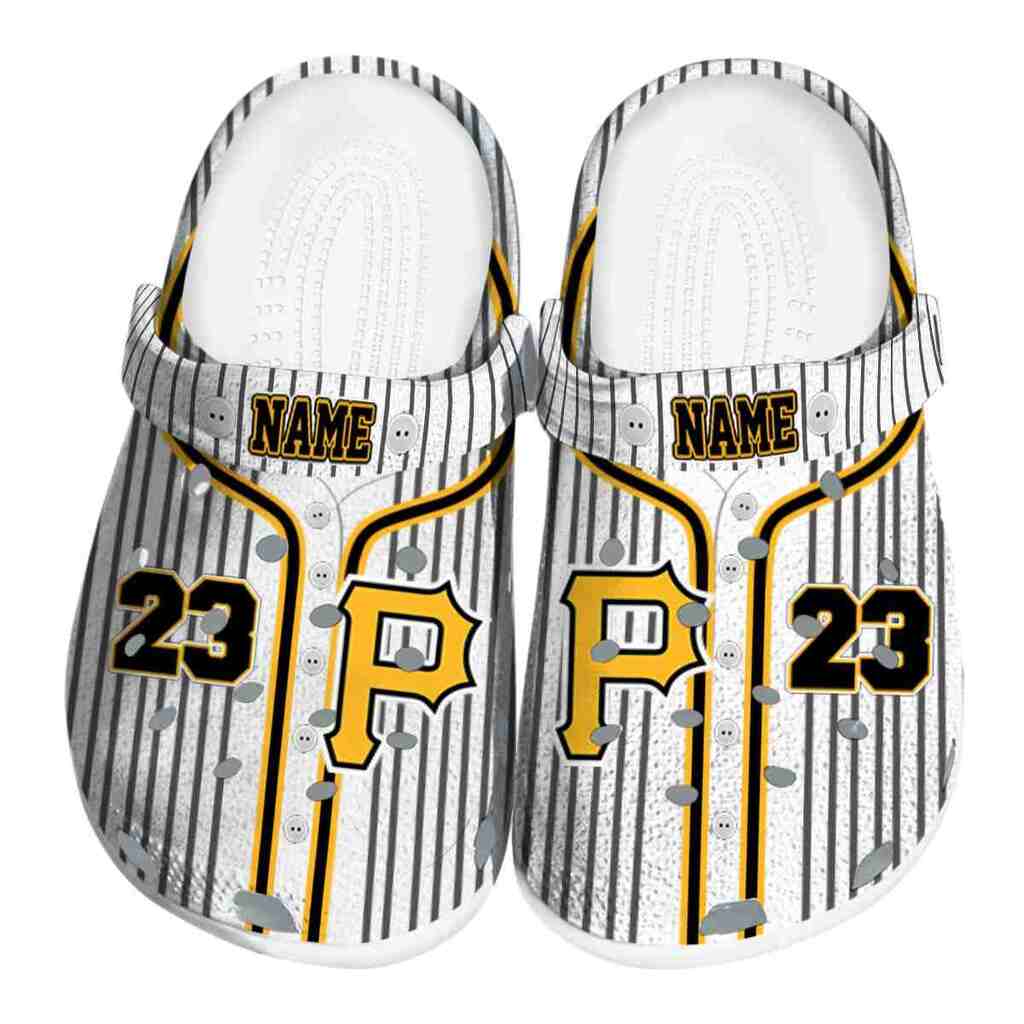 Personalized Pittsburgh Pirates Pinstripe Pattern ClogTVC1801165