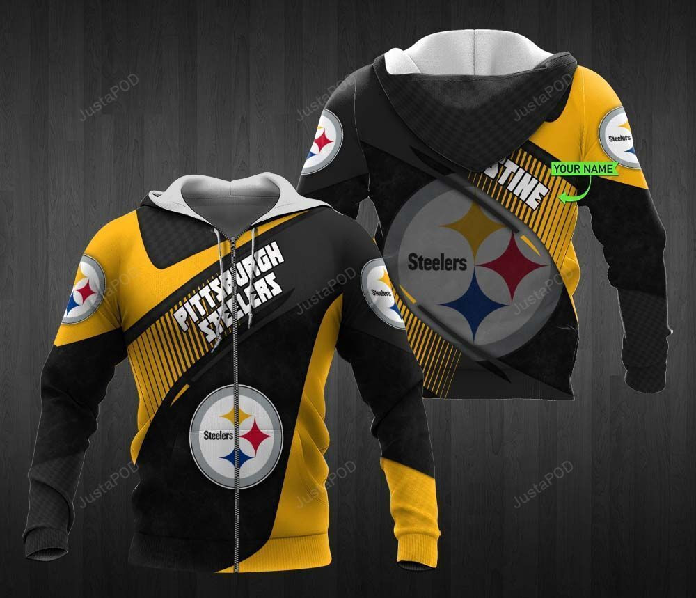 Personalized Pittsburgh Steelers 3D All Over Print Hoodie, Zip Hoodie