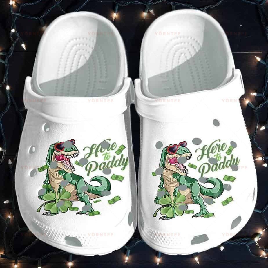 Personalized Player Baseball Equipt Dinosaurs Gift For Lover Rubber clog Shoes Comfy Footwear