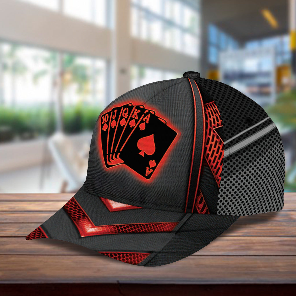 Personalized Poker Classic Cap, Gift for Poker Lovers, Poker Players Trucker Hats Custom Hats Gifts For Men & Women