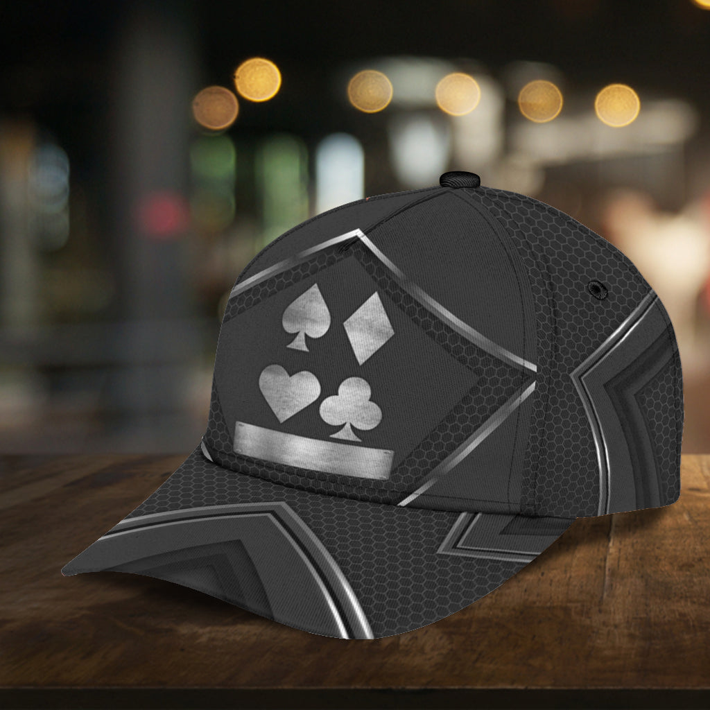 Personalized Poker Classic Cap, Gift for Poker Lovers, Poker Players Trucker Hats Custom Hats Gifts For Men & Women