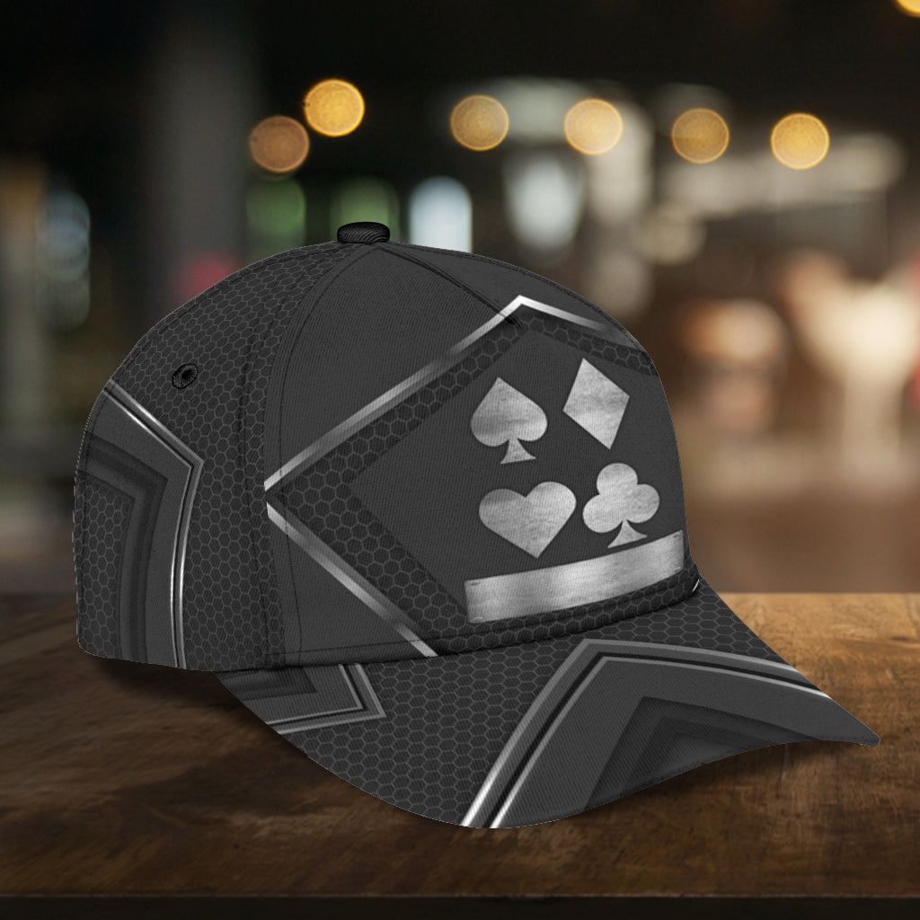 Personalized Poker Classic Cap, Gift for Poker Lovers, Poker Players Trucker Hats Custom Hats Gifts For Men & Women