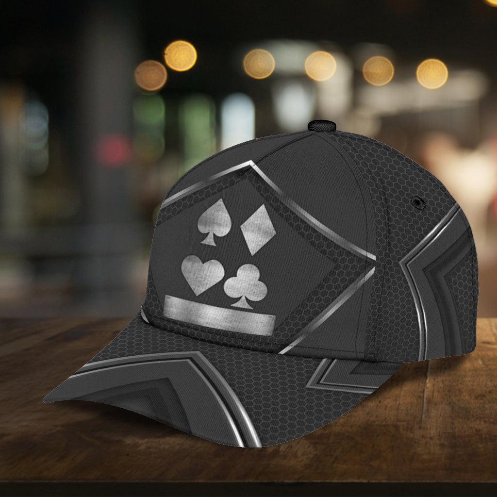 Personalized Poker Classic Cap, Personalized Gift for Poker Lovers, Poker Players Trucker Hats Custom Hats Gifts For Men & Women
