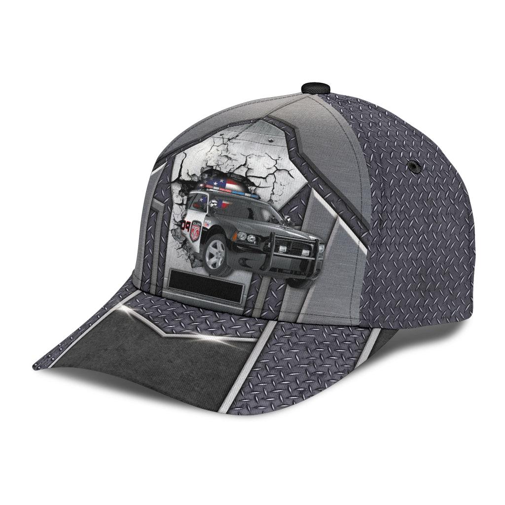 Personalized Police Classic Cap, Personalized Gift for Police Trucker Hats Custom Hats Gifts For Men & Women
