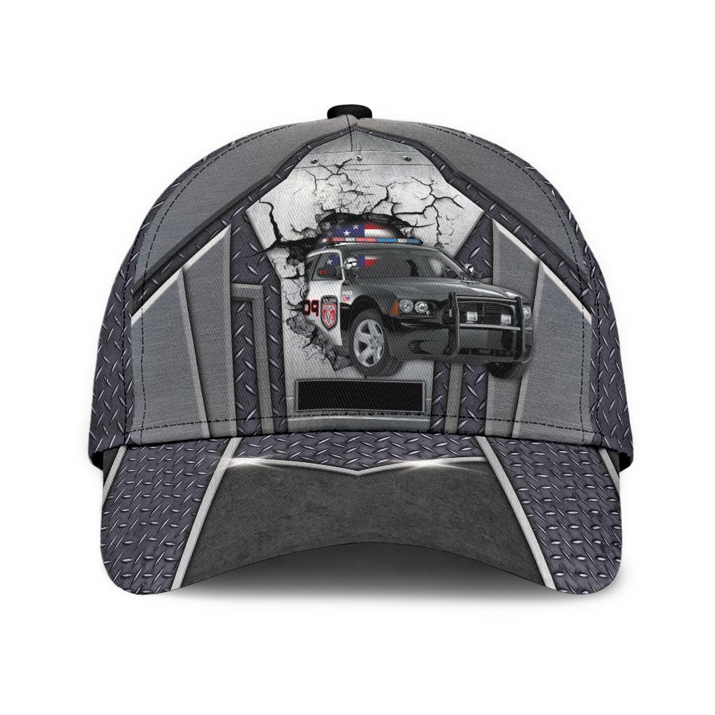 Personalized Police Classic Cap, Personalized Gift for Police Trucker Hats Custom Hats Gifts For Men & Women